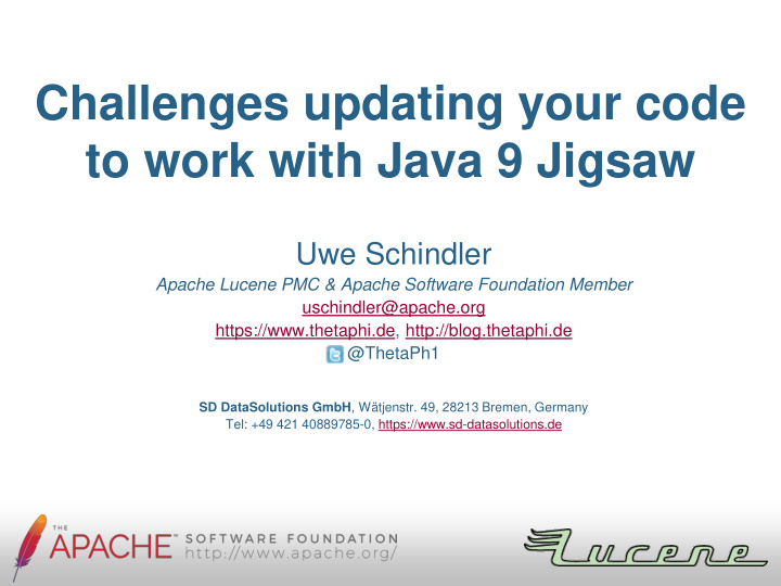 to work with java 9 jigsaw