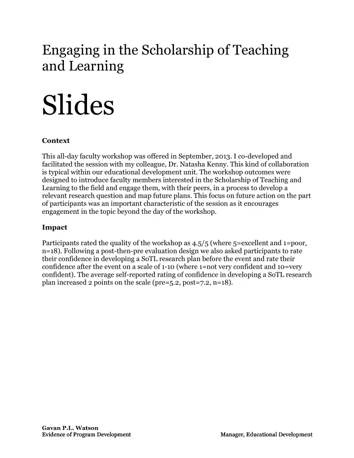 slides