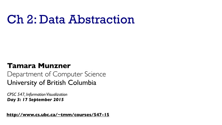 ch 2 data abstraction