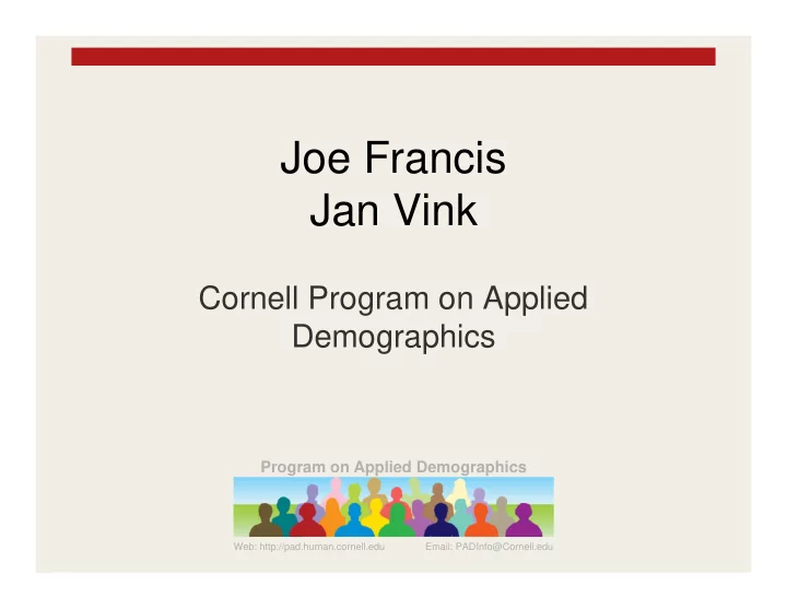 joe francis jan vink