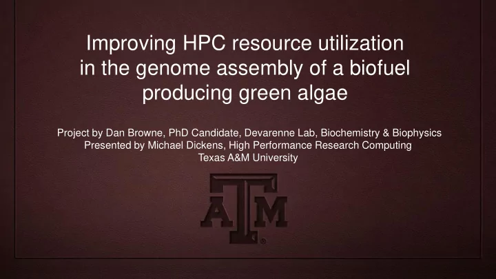 producing green algae