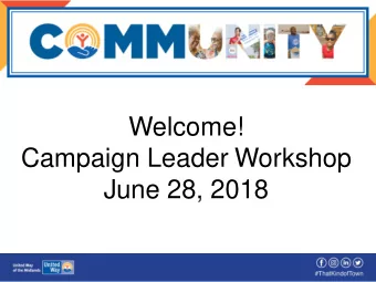 June 28, 2018  Shawna Forsberg  President and CEO  United Way of the Midlands  Tim and Terri Burke