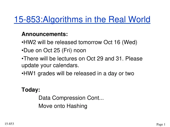 15 853 algorithms in the real world