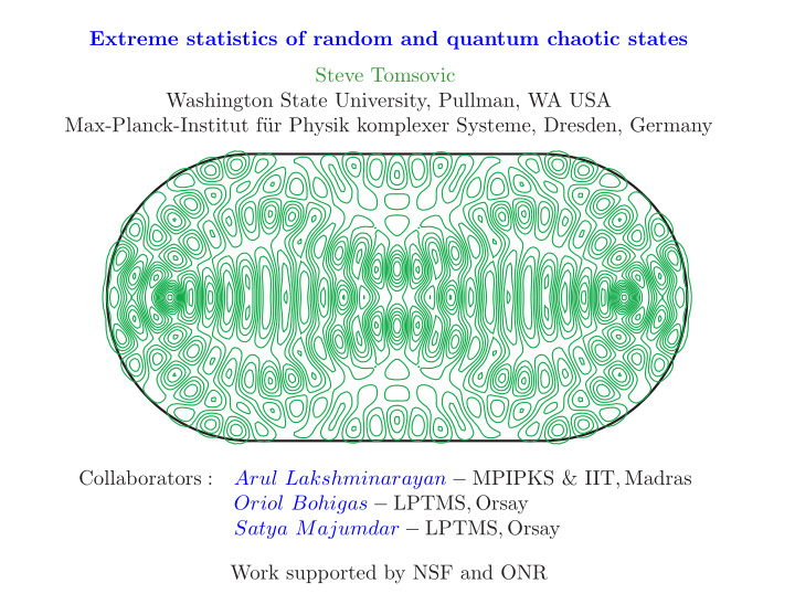 extreme statistics of random and quantum chaotic states