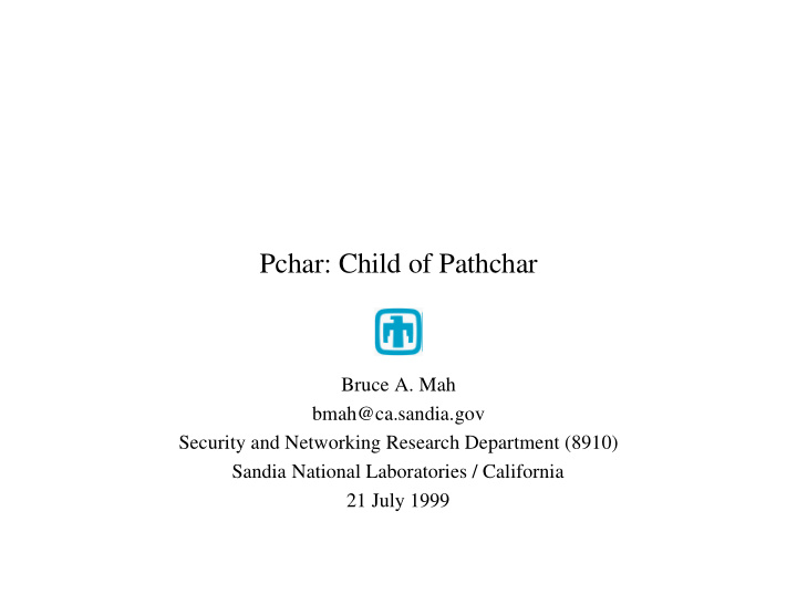 pchar child of pathchar