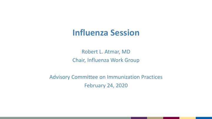 influenza session