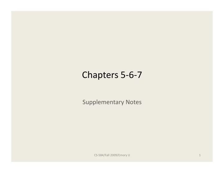 chapters 5 6 7