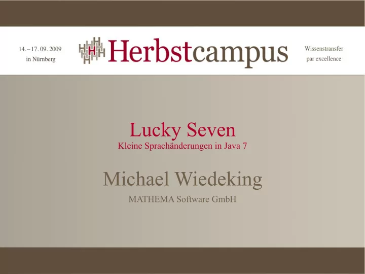 lucky seven