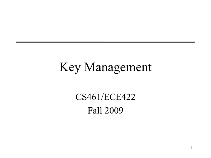 key management