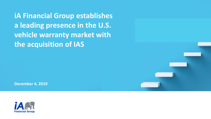 ia financial group establishes a leading presence in the