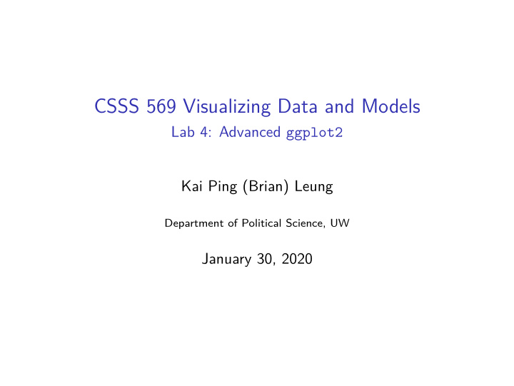 csss 569 visualizing data and models