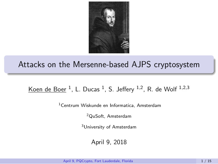 attacks on the mersenne based ajps cryptosystem