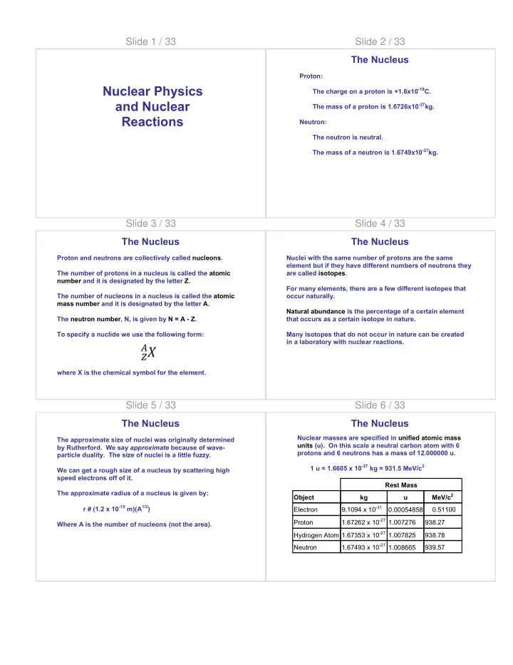 nuclear physics