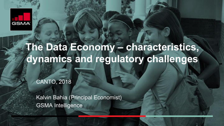 the data economy characteristics dynamics and regulatory