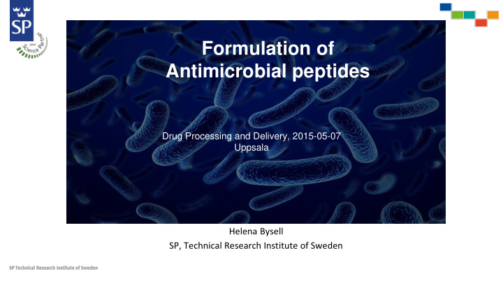 antimicrobial peptides
