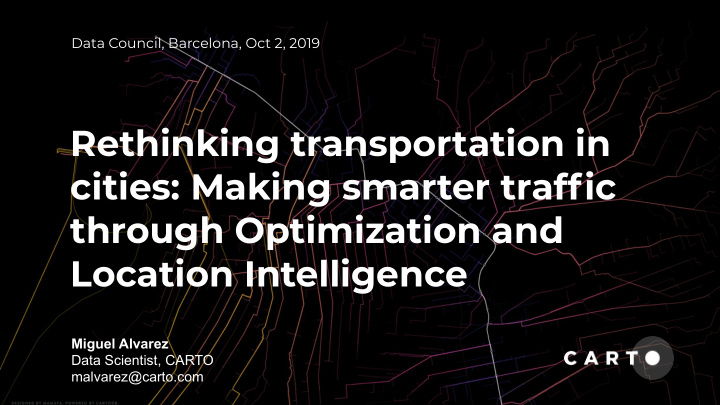 rethinking transportation in cities making smarter
