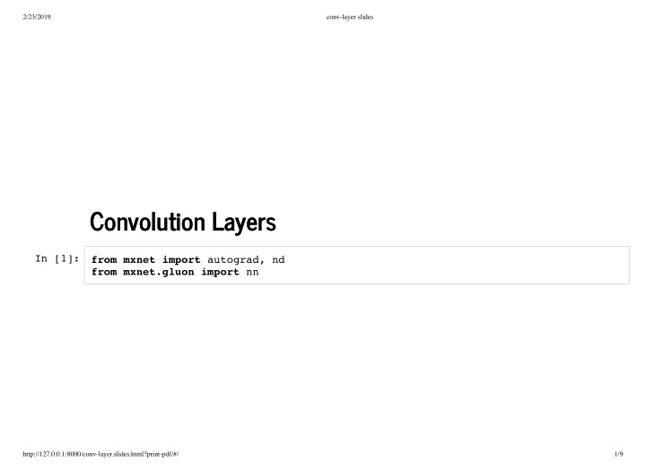 convolution layers convolution layers