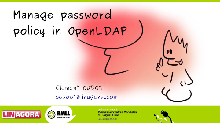 manage password policy in openldap