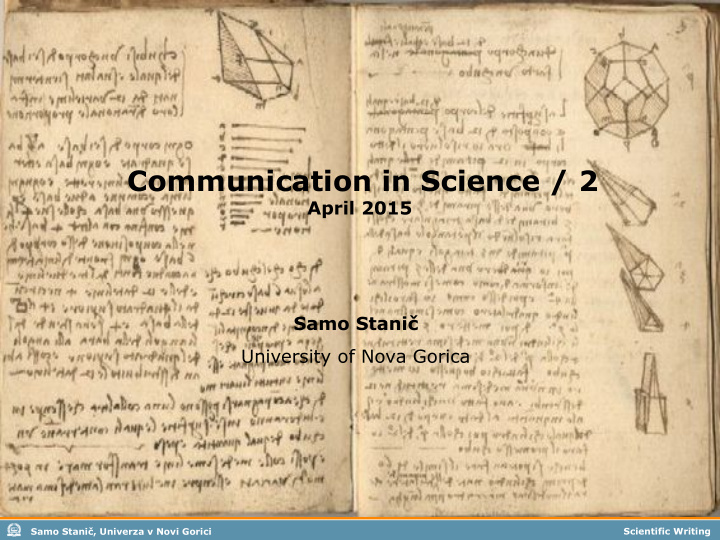 communication in science 2