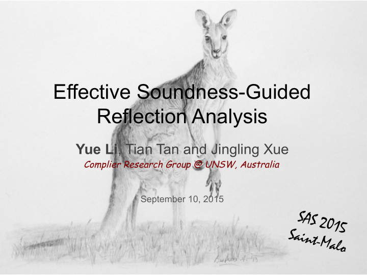 effective soundness guided reflection analysis