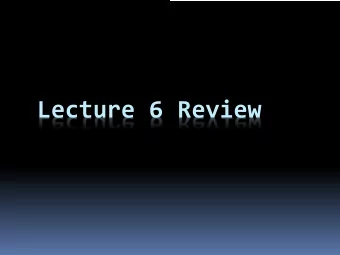 Lecture 6 Review  Question #1  Calculate 999000999d * 3d   2997002997  Booth's Algorithm