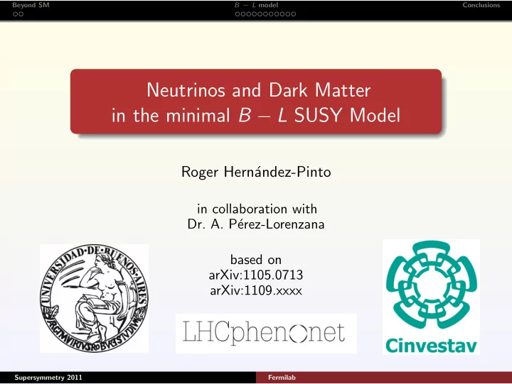 neutrinos and dark matter in the minimal b l susy model