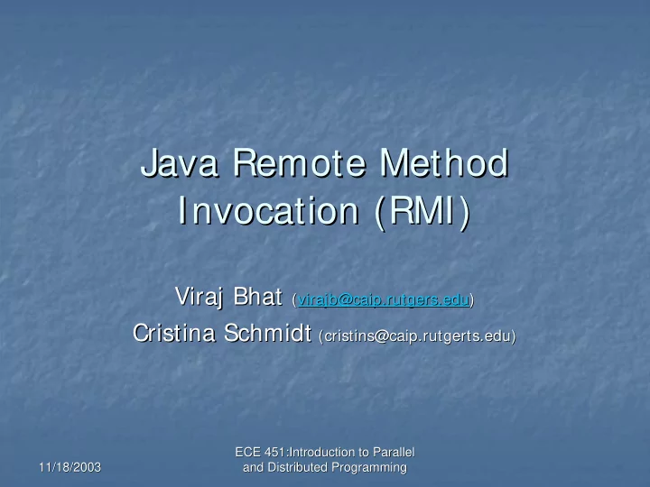 java remote method java remote method invocation rmi