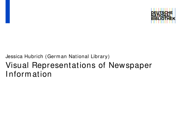 visual representations of newspaper information