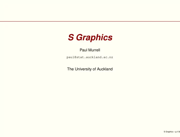 s graphics