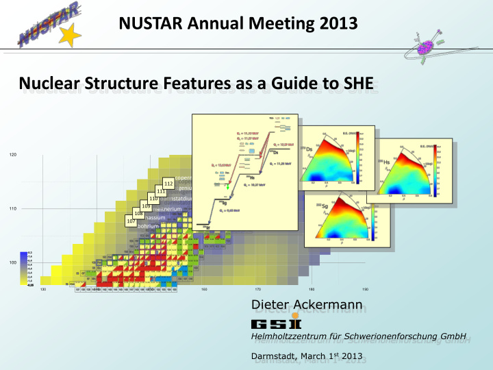 nustar annual meeting 2013 nuclear structure features as