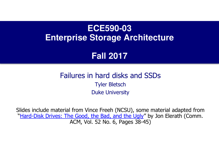 ece590 03 enterprise storage architecture fall 2017