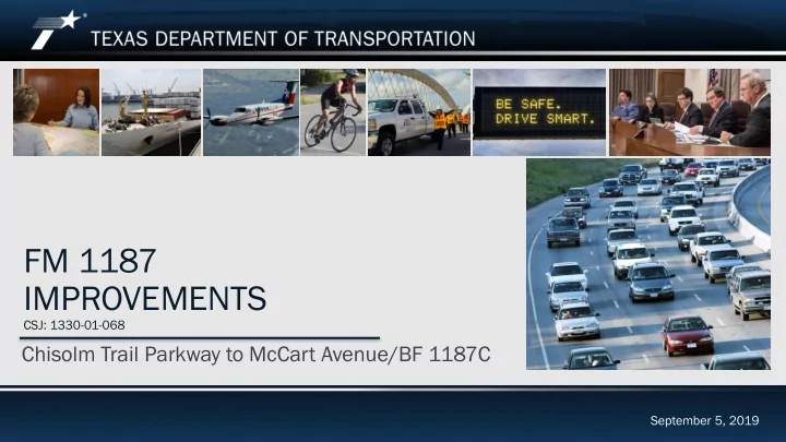 fm 1187 improvements