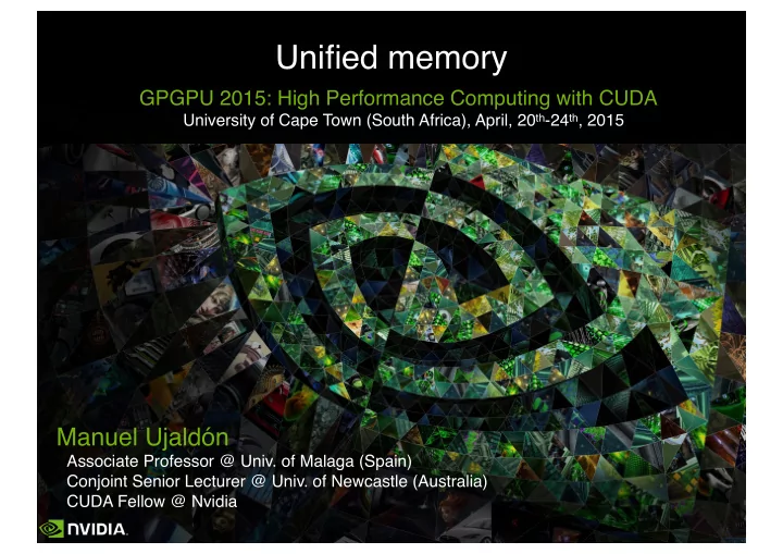 unified memory