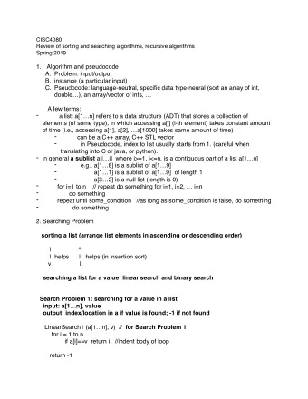 Search Problem 2: search for a value in a sorted list and return would-be  location of not found