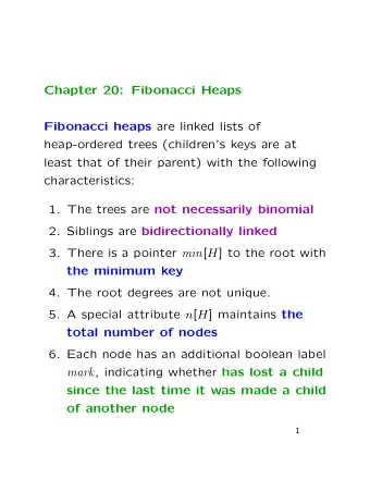 2  8  3  5  10  4  19  7  9  13  32  min[H]  15  20  22  30  16  17  21  2  We assume that roots