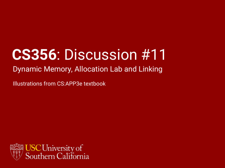 cs356 discussion 11