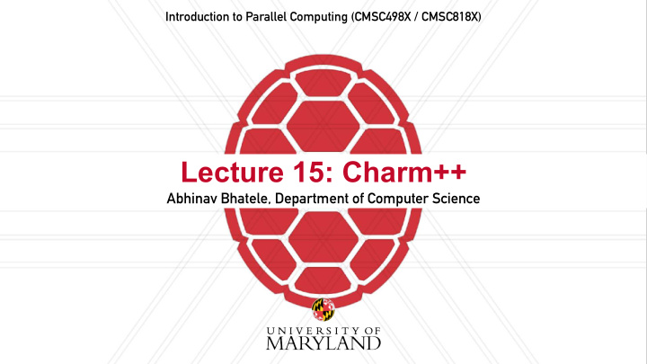 lecture 15 charm
