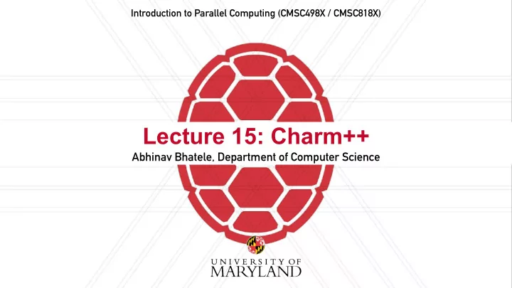 lecture 15 charm