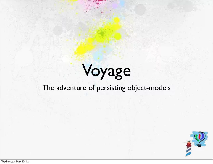 voyage