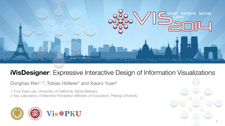 ivisdesigner expressive interactive design of information