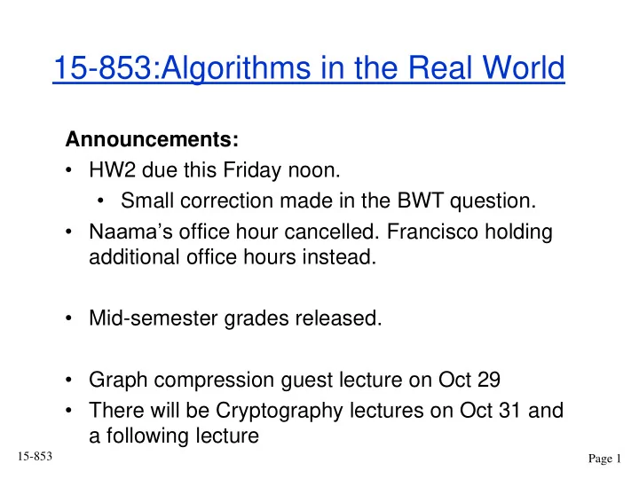 15 853 algorithms in the real world