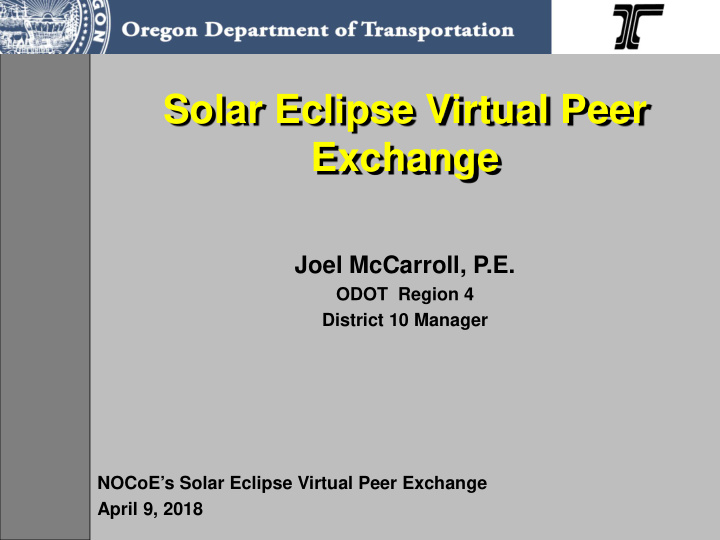 solar eclipse virtual peer exchange