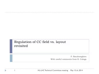 revisited  P. Baudrenghien  With useful comments from R. Calaga  1  HL-LHC Technical Committee