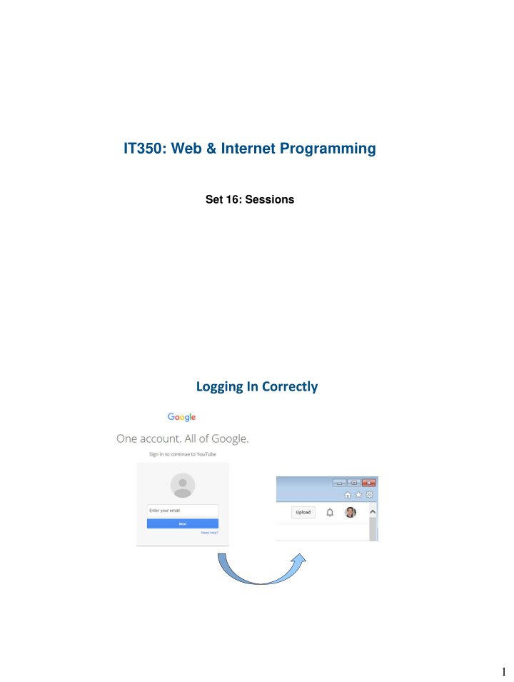 it350 web internet programming