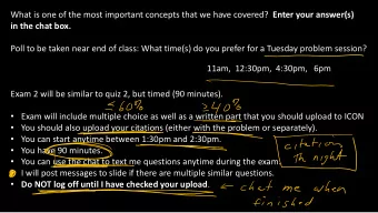 What is one of the most important concepts that we have covered? Enter your answer(s)  in the chat