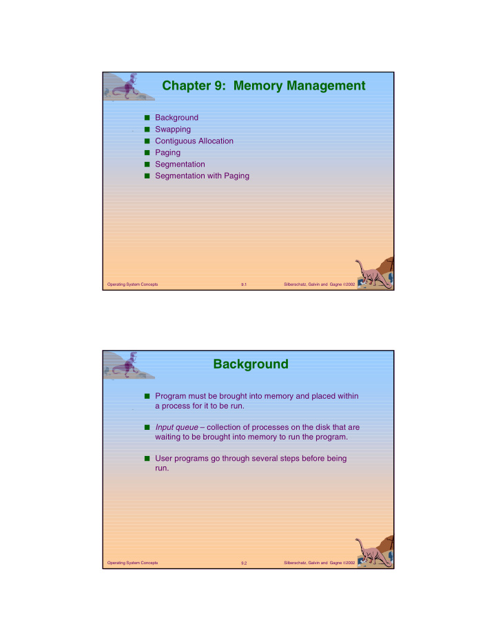 chapter 9 memory management