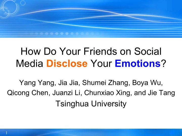 how do your friends on social media disclose your emotions