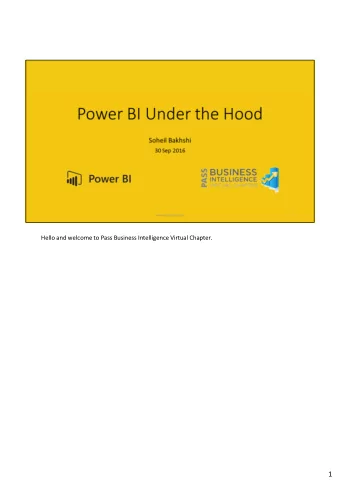 1  About me  2  At the end of this session youll get the idea of:    How to browse Power BI