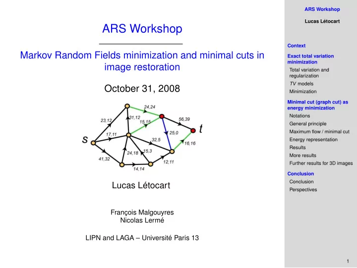 ars workshop