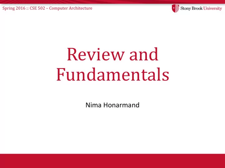 review and